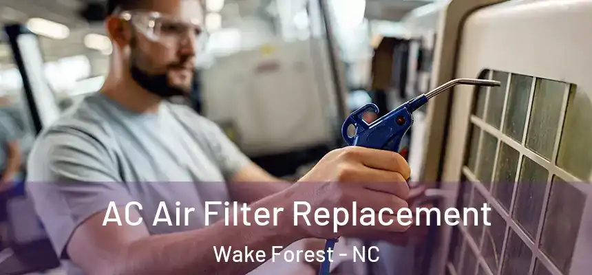  AC Air Filter Replacement Wake Forest - NC
