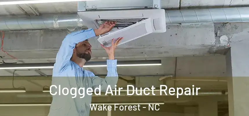 Clogged Air Duct Repair Wake Forest - NC