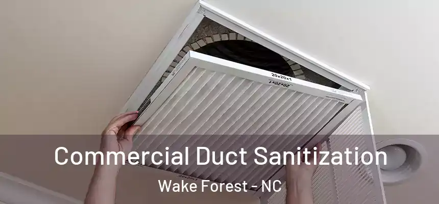  Commercial Duct Sanitization Wake Forest - NC