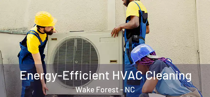 Energy-Efficient HVAC Cleaning Wake Forest - NC